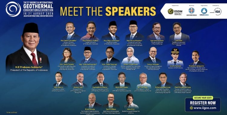 IIGCE 2026, Presiden Prabowo dan Menteri ESDM Bahlil Dijadwalkan Hadir Bahas Masa Depan Panas Bumi