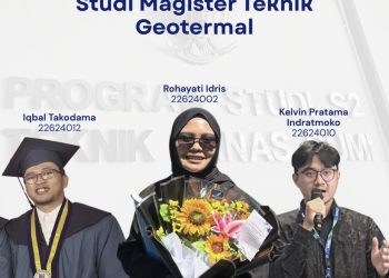 3 Lulusan Magister Geotermal ITB Torehkan Prestasi, IPK Tertinggi 3,94